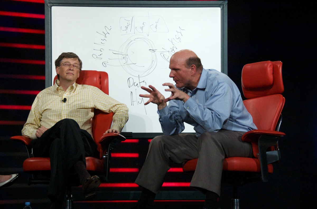 Bill Gates and Steve Ballmer